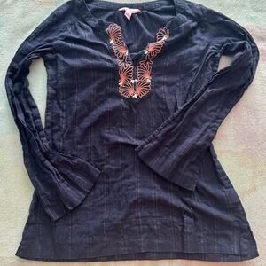 Lilly Pulitzer Shirt/ Swim Coverup Size XS